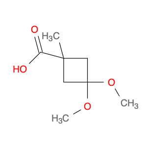 Cyclobutanecarboxylic acid, 3,3-dimethoxy-1-methyl-