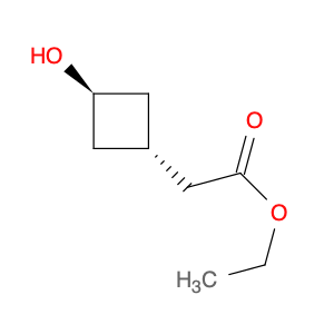 Cyclobutaneacetic acid, 3-hydroxy-, ethyl ester, trans-