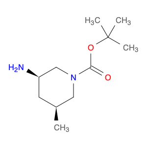 1-Piperidinecarboxylic acid, 3-amino-5-methyl-, 1,1-dimethylethyl ester, (3R,5S)-rel-