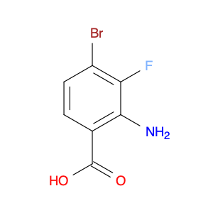 1416013-62-1 Benzoic acid, 2-amino-4-bromo-3-fluoro-