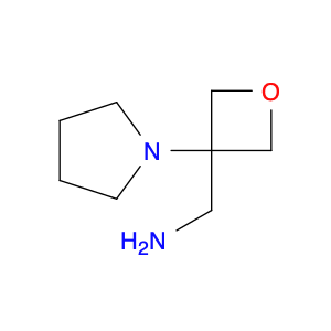 3-Oxetanemethanamine, 3-(1-pyrrolidinyl)-