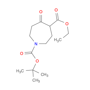 1H-Azepine-1,4-dicarboxylic acid, hexahydro-5-oxo-, 1-(1,1-dimethylethyl) 4-ethyl ester