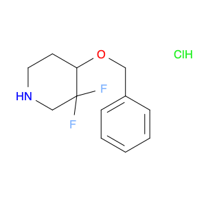 Piperidine, 3,3-difluoro-4-(phenylmethoxy)-, hydrochloride (1:1)