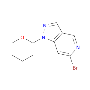 1416713-37-5 1H-Pyrazolo[4,3-c]pyridine, 6-bromo-1-(tetrahydro-2H-pyran-2-yl)-