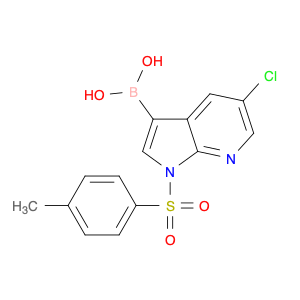 Boronic acid, B-[5-chloro-1-[(4-methylphenyl)sulfonyl]-1H-pyrrolo[2,3-b]pyridin-3-yl]-