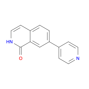 1417640-16-4 1(2H)-Isoquinolinone, 7-(4-pyridinyl)-