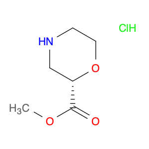 2-Morpholinecarboxylic acid, methyl ester, hydrochloride (1:1), (2S)-