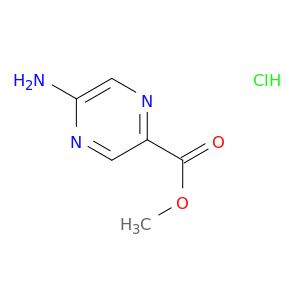 2-Pyrazinecarboxylic acid, 5-amino-, methyl ester, hydrochloride (1:1)