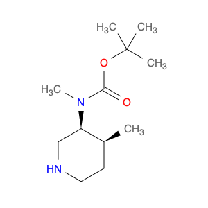 Carbamic acid, N-methyl-N-[(3S,4S)-4-methyl-3-piperidinyl]-, 1,1-dimethylethyl ester