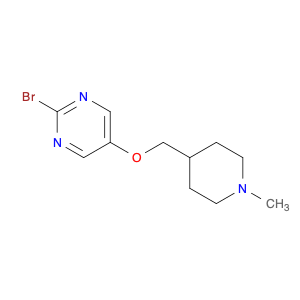 1419101-22-6 Pyrimidine, 2-bromo-5-[(1-methyl-4-piperidinyl)methoxy]-