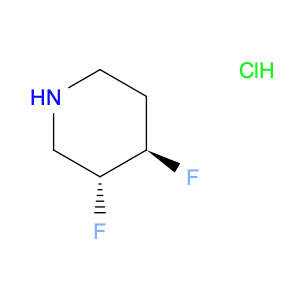 Piperidine, 3,4-difluoro-, hydrochloride (1:1), (3R,4R)-rel-