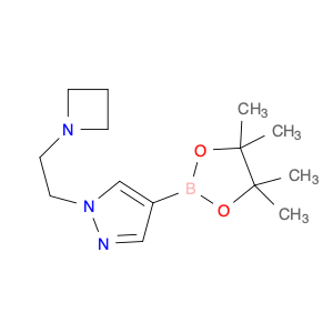 1422126-12-2 1H-Pyrazole, 1-[2-(1-azetidinyl)ethyl]-4-(4,4,5,5-tetramethyl-1,3,2-dioxaborolan-2-yl)-