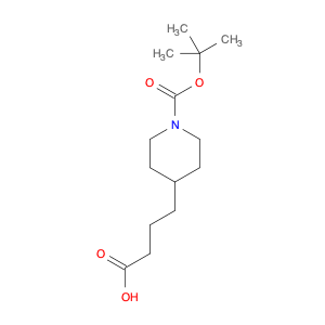 142247-38-9 4-Piperidinebutanoic acid, 1-[(1,1-dimethylethoxy)carbonyl]-