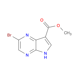 5H-Pyrrolo[2,3-b]pyrazine-7-carboxylic acid, 2-bromo-, methyl ester