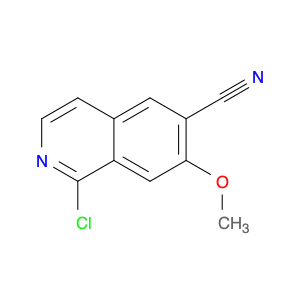 1427393-40-5 1-chloro-7-methoxyisoquinoline-6-carbonitrile