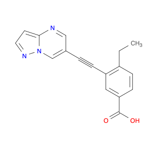 1429618-03-0 4-ethyl-3-(2-pyrazolo[1,5-a]pyrimidin-6-ylethynyl)benzoic acid