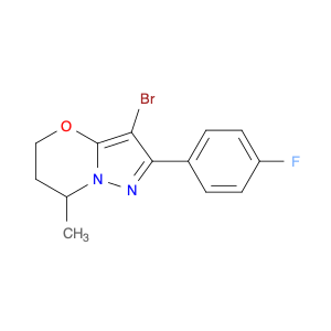 1429893-29-7 3-bromo-2-(4-fluorophenyl)-7-methyl-6,7-dihydro-5H-pyrazolo[5,1-b][1,3]oxazine