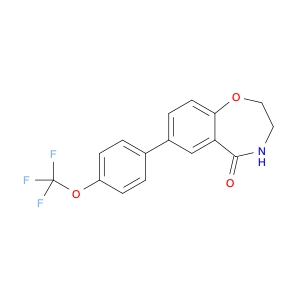 1430092-39-9 7-[4-(trifluoromethoxy)phenyl]-2,3,4,5-tetrahydro-1,4-benzoxazepin-5-one