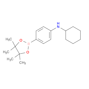 1430474-30-8 N-cyclohexyl-4-(4,4,5,5-tetramethyl-1,3,2-dioxaborolan-2-yl)aniline