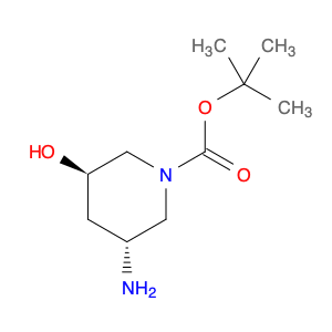 1433178-03-0 (3R,5R)-3-Amino-5-hydroxy-piperidine-1-carboxylic acid tert-butyl ester