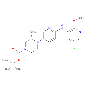 1433854-85-3 tert-butyl (3S)-4-{6-[(5-chloro-2-methoxypyridin-3-yl)amino]pyridin-3-yl}-3-methylpiperazine-1-carboxylate