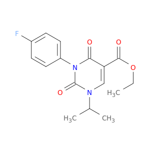 1437323-27-7 5-Pyrimidinecarboxylic acid, 3-(4-fluorophenyl)-1,2,3,4-tetrahydro-1-(1-methylethyl)-2,4-dioxo-, ethyl ester