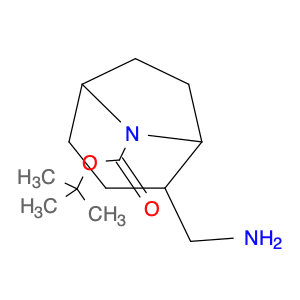 1438241-13-4 8-azabicyclo[3.2.1]octane-8-carboxylic acid, 2-(aminomethyl)-, 1,1-dimethylethyl ester