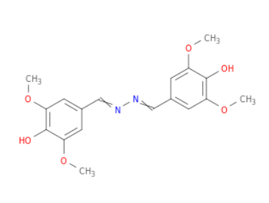 Benzaldehyde, 4-hydroxy-3,5-dimethoxy-, 2-[(4-hydroxy-3,5-dimethoxyphenyl)methylene]hydrazone