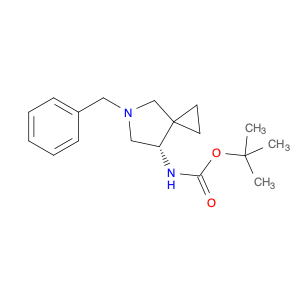 Carbamic acid, N-[(7S)-5-(phenylmethyl)-5-azaspiro[2.4]hept-7-yl]-, 1,1-dimethylethyl ester