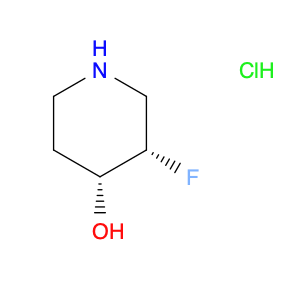 4-Piperidinol, 3-fluoro-, hydrochloride (1:1), (3S,4R)-