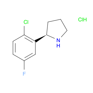 1443538-48-4 (R)-2-(2-chloro-5-fluorophenyl)pyrrolidine hydrochloride