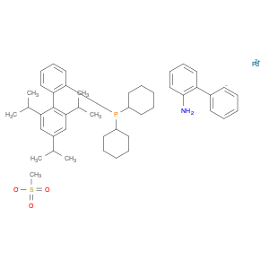 1445085-55-1 Palladium, [2'-(amino-κN)[1,1'-biphenyl]-2-yl-κC][dicyclohexyl[2',4',6'-tris(1-methylethyl)[1,1'-biphenyl]-2-yl]phosphine](methanesulfonato-κO)-, (SP-4-3)-