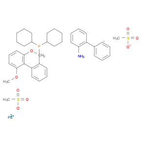 1445085-82-4 Palladium, [2'-(amino-κN)[1,1'-biphenyl]-2-yl-κC][dicyclohexyl(2',6'-dimethoxy[1,1'-biphenyl]-2-yl)phosphine-κP](methanesulfonato-κO)-