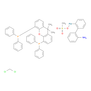 1445085-97-1 METHANESULFONATO[9,9-DIMETHYL-4,5-BIS(DIPHENYLPHOSPHINO)XANTHENE][2'-AMINO-1,1'-BIPHENYL]PALLADIUM(II) DICHLOROMETHANE ADDUCT