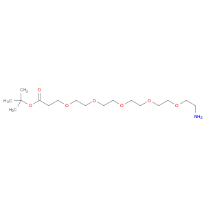 1446282-18-3 4,7,10,13,16-Pentaoxaoctadecanoic acid, 18-amino-, 1,1-dimethylethyl ester