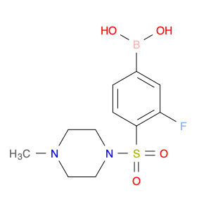 1447713-71-4 (3-fluoro-4-((4-Methylpiperazin-1-yl)sulfonyl)phenyl)boronic acid