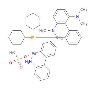 1447963-73-6 Methanesulfonato(2-dicyclohexylphosphino-2',6'-bis(dimethylamino)-1,1'-biphenyl)(2'-amino-1,1'-biphenyl-2-yl)palladium(II)