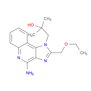 144875-48-9 1H-Imidazo[4,5-c]quinoline-1-ethanol, 4-amino-2-(ethoxymethyl)-α,α-dimethyl-