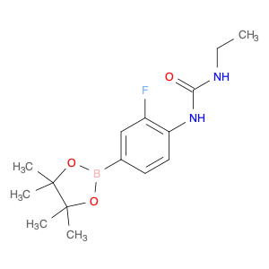 1448987-84-5 3-ethyl-1-[2-fluoro-4-(tetramethyl-1,3,2-dioxaborolan-2-yl)phenyl]urea