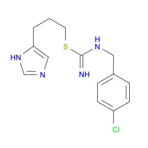 145231-45-4 Carbamimidothioic acid, N-[(4-chlorophenyl)methyl]-, 3-(1H-imidazol-5-yl)propyl ester