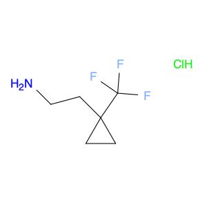 Cyclopropaneethanamine, 1-(trifluoromethyl)-, hydrochloride (1:1)