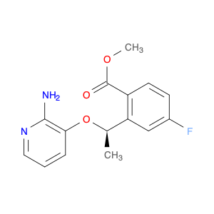 Benzoic acid, 2-[(1R)-1-[(2-amino-3-pyridinyl)oxy]ethyl]-4-fluoro-, methyl ester