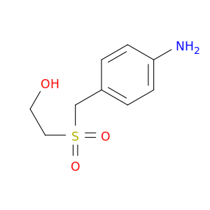 145872-59-9 Ethanol, 2-[[(4-aminophenyl)methyl]sulfonyl]-