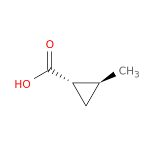 14590-52-4 Cyclopropanecarboxylic acid, 2-methyl-, (1S,2S)-