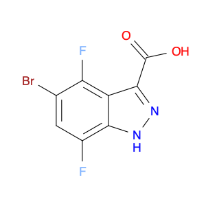 5-bromo-4,7-difluoro-1H-indazole-3-carboxylic acid