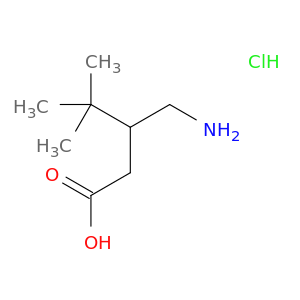 1461713-77-8 3-(aminomethyl)-4,4-dimethylpentanoic acid hydrochloride