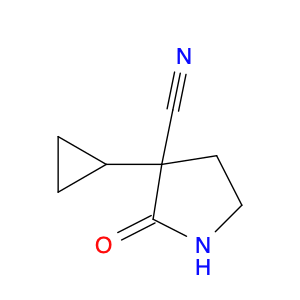 1462287-25-7 3-cyclopropyl-2-oxo-pyrrolidine-3-carbonitrile