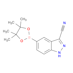 1463055-84-6 5-(4,4,5,5-tetramethyl-1,3,2-dioxaborolan-2-yl)-1H-indazole-3-carbonitrile