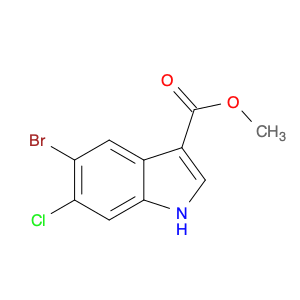 1H-Indole-3-carboxylic acid, 5-bromo-6-chloro-, methyl ester