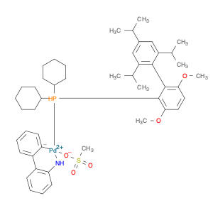 Palladium, [2'-(amino-κN)[1,1'-biphenyl]-2-yl-κC][dicyclohexyl[3,6-dimethoxy-2',4',6'-tris(1-methylethyl)[1,1'-biphenyl]-2-yl]phosphine-κP](methanesulfonato-κO)-